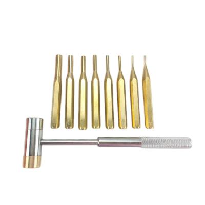 China 40CR steel & Latest Promotion Price Brass Roll Tool Pin Punch Set for sale