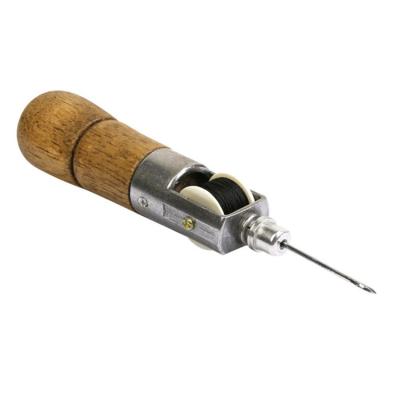 China Chinese wood handle+steel head products wholesale sewing awl for leather craft tool for sale