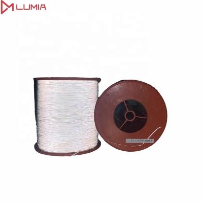 China Safety Warning 0.5mm Double Side Gray Reflective Yarn For Garments for sale