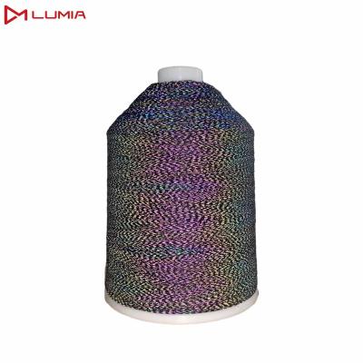 China High Light Marks Certified Reflective Rainbow Knitting Yarn For Sports Socks for sale