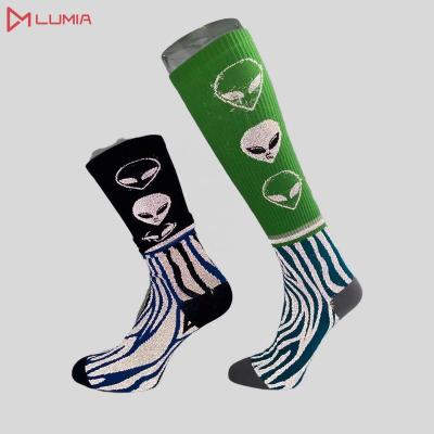 China Designer shrink stockings can design the reflective yarn of the socks for sale