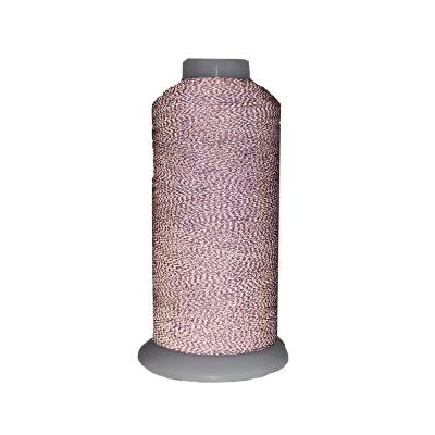 China High Lightweight 0.25 Mm Abrasion-Resistant Double Side Reflective Embroidery Thread For Sweater / Scarf / Sock / Hat for sale