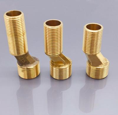 China Oval Faucet Accessories Brass Eccentric Faucet Nipple for sale