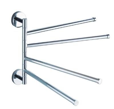 China Wholesale Hotel Style Stainless Steel Folding Metal Towel Rails Expandable Wall Mounted Towel Rack for sale