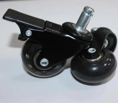 China Modern Heavy Duty 60mm Furniture Office Chair Locking Caster Wheel for sale