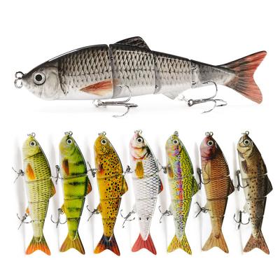 China Wholesale ABS Plastic Multisection Bionic Lure Bait Fishing 120mm Simulation 17G for sale