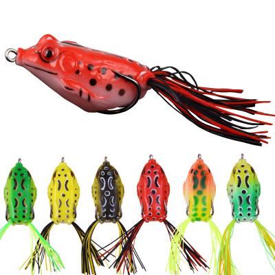 China Factory Sales Hot Silica Gel Style Frog Soft Lure Fishing Lure Frog 6G 10G 13G for sale