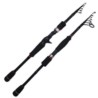 China Spinning Casting Fishing Rod For Carp Bass Trout Fishing Rod Lure DY-R0007 1.9-2.7M Carbon Fiber Telescopic for sale