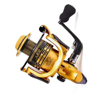 China 5.5:1 Aluminum Metal CNC Reel Spinning Reel Carp Reel 8KG Max Drag 1000-7000H Handle Fishing Tackle 13+1BB Line Fishing Reel for sale