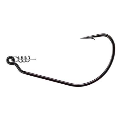 China Good quality 50pcs/box crank hook with spring set fishing jig worm hooks set 15*9*3cm for sale