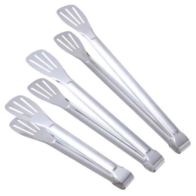 China Home& Hotel& Restaurant BBQ Stainless Steel Tongs Long Handle Food Cooking Clip For Kitchen for sale