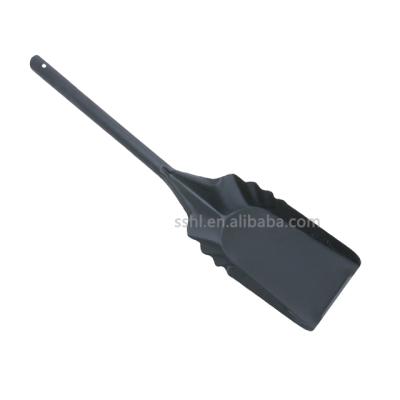 China Home Chimney Ash Shovel Heavy Gauge Steel Heat Resistant Paint Coal Shovel for sale