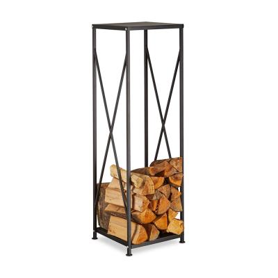 China 4 Foot Firewood Log Firewood Storage Rack Wood Storage For Indoor Outdoor Backyard Wood Rack for sale