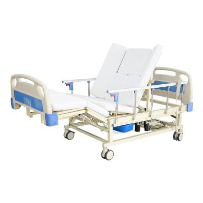 China Hospital Clinic Multi Functional Nursing Bed Patient In Hospital Chair Bed With Adjustable Toilet For Senior for sale