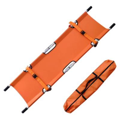 China Aluminum Alloy Outdoor Portable Stretcher Folding Stretcher Emergency Motor Rescue Motor Stretcher Patient Rescue for sale