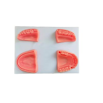 Chine Durable Oral Dental Suture Pad Kit Soft Silicone Training Suture Gum Teeth Practicing Pad For Student à vendre