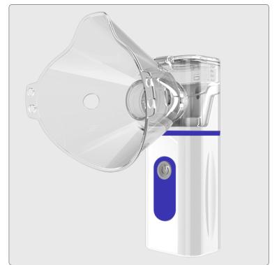 China Comfortable Portable Nebulizer with Medical Inhaler Mesh Te koop