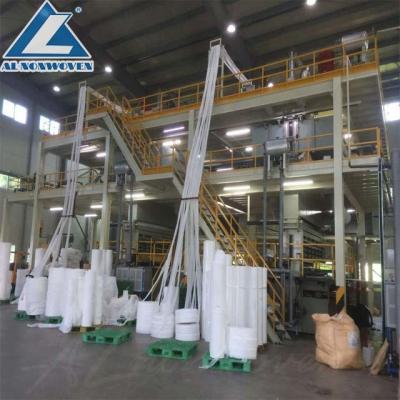 China Easy Operate Nonwoven Fabric Making Machinery / Well-Know Made Al-Nonwoven PP Spunbond Nonwoven Fabric Making Machine for sale