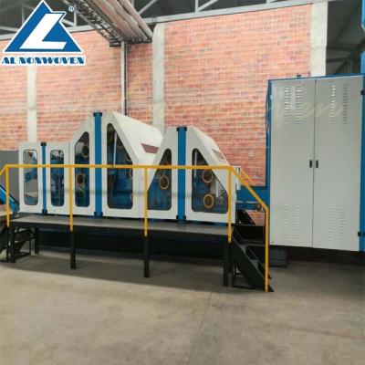 China Factory Polyester Geotextile Needle Puncher Double Cylinder Carding Machine for Carding Polyester/Wool/Hemp Fiber for sale