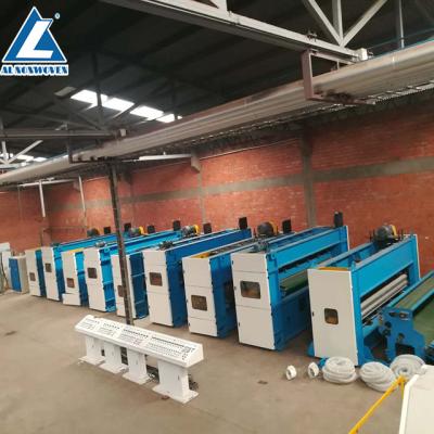 China Economical polyester fiber PU nonwoven leather making machine/synthetic leather making machine for sale