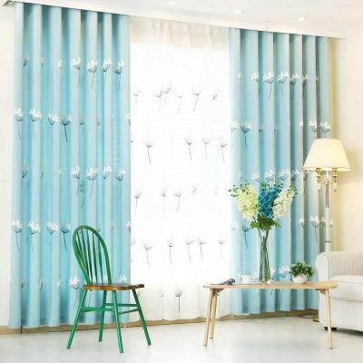 China Luxury Grommet Window Blackout Embroidery Top Ready Made Drapes Curtains For Living Room for sale