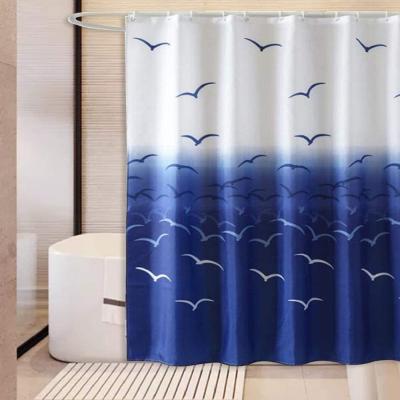 China Hot Sale High Quality Sustainable Peva Curtain Waterproof Easy Care Bathroom Shower Curtain for sale