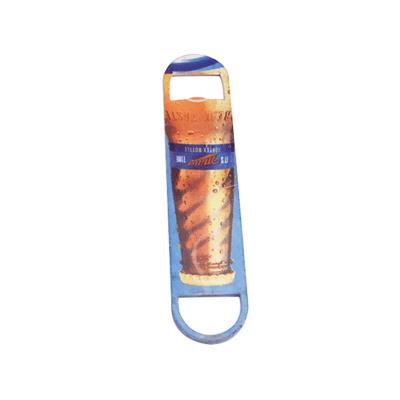 China Factory Sublimation Viable Blank Stainless Steel Bottle Openers Keychains Keychains Sublimation Opener Custom Bottle for sale