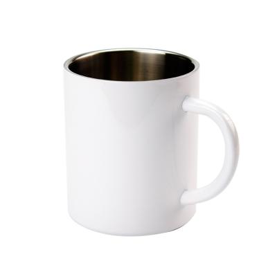 China Wholesale 11oz disposable stainless steel empty coffee mugs for sublimation for sale