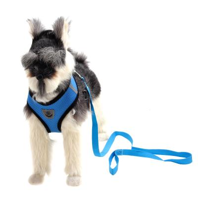 China Best Price Padded High Quality Anti-tangle Pet Sling Traction Rope Set Chest Harness Training Leash Chest Harness for sale