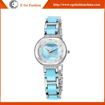 China KM13 Top Brand KIMIO China Watch Full Rhinstone Watch for Woman Pink Blue Wristwatch Women for sale