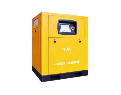 China Building Material Shops High Quality Conventional Screw Air Compressor 7.5KW 10ph Compressor for sale