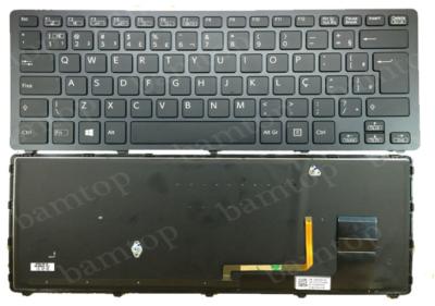 China Frame Brazilian Sony Vaio Laptop Keyboard Waterproof Low Noise Button Tap Designed for sale