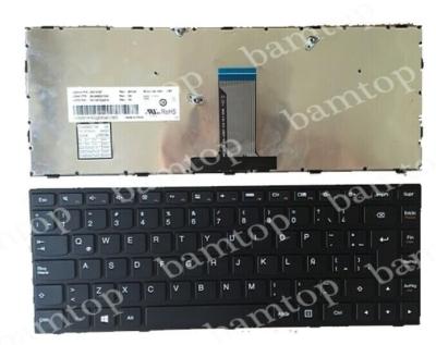 China Black Frame Latin Notebook Keyboard Layout Waterproof 6 Months Warranty for sale