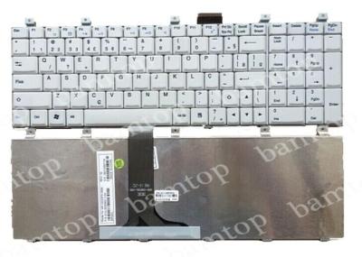 China Numeric Brazilian White Tablet Keyboard Layout MSI CR600 High Durability Printing for sale