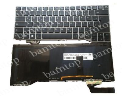 China GR Mini Backlight German Laptop Keyboard Fujitsu E743 Environmental Friendly for sale