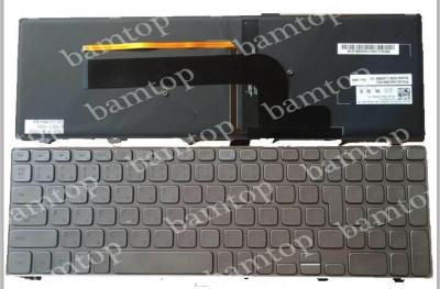 China Origineel Japans Backlit Zilveren Tablettoetsenbord Dell Inspiron 17 Uitstekende Sprong Te koop