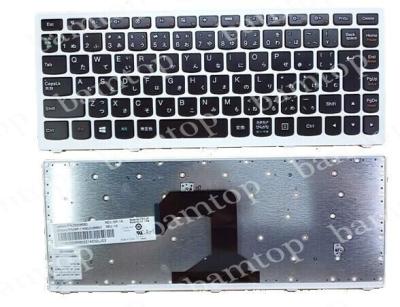 China S400 AT Interfact Japanese Laptop Keyboard Replacement With White Frame for sale