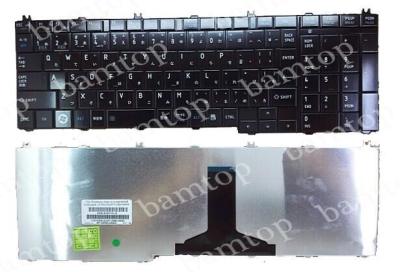 China Toshiba C650 Japanese Computer Keyboard , Glossy Black Laptop Keyboard for sale