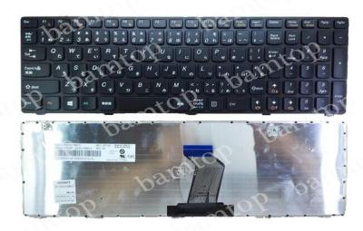 China Black Frame Japanese Computer Keyboard Layout Lenovo G580 CE ROHS Certification for sale