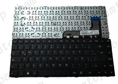 China Lenovo 100 - 14iby Latin Spanish Laptop Keyboard Layout in Black for sale