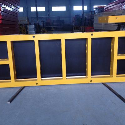 China Trio Best Industrial Light Yellow Powder Coating Building Concrete Wall Formwork Aluminum Formwork for sale