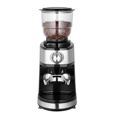 China Hotel Household Coffee Grinder Coffee Flat Burrs Mill Machine Electric Grinding Coffee Bean Grinder for sale