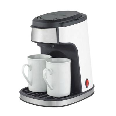 China Hotel 2 cup drip coffee maker home and office coffee machine 240ml portable coffee maker for sale