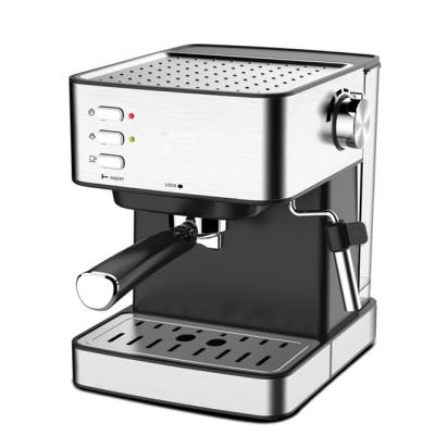 China Hotel 1.6L 15 Bar Espresso And Cappuccino Maker Steam Function Coffee Machine for sale