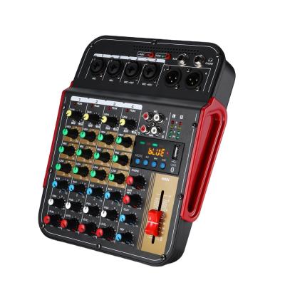 China No Professional 16 Channel USB Audio Sound Mixer Amx Serons Mixer MG6 Sound Mixer for sale