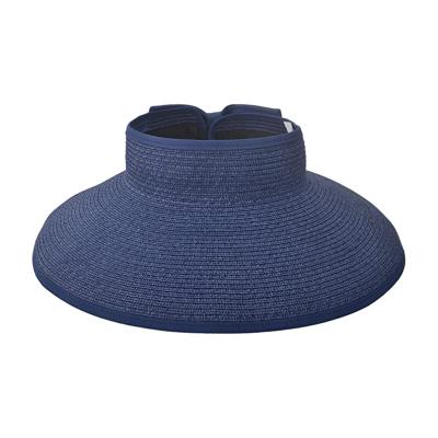 China Comfortable/Adjustable Ladies Summer Hats With Brim New Straw Hats Folding Beach Sun Hats Floppy Sun Hat For Women for sale