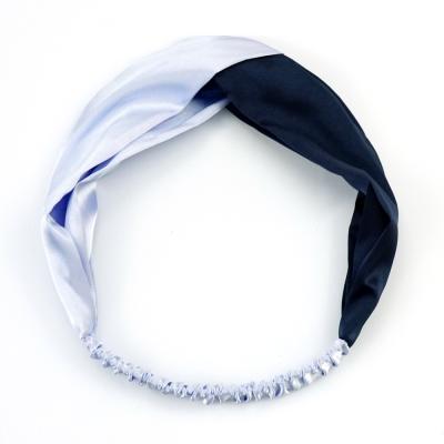 China Fashion Recycled Satin Wholesale Fashion Wrinkle Ruched Recycled Headband Hair Accessories Hairband Headband Headband for sale