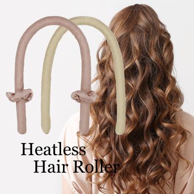 China Heatless Curling Rollers Rod Headband No Heat Curls Ribbon Hair Accessories Hair Salon Sleep Styling Overnight Wave Silk Trainers for sale