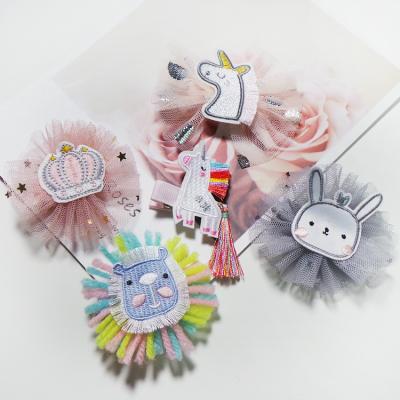 China Children Sweet Korean Cute Fashion Style Girls Hair Accessories Cartoon Hair Clips for sale