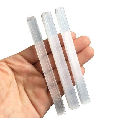 China China Wholesale High Quality Natural White Gypsum Wand Energy Selenite Sticks For Healing for sale